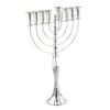 חנוכייה מכסף טהור דגם וילון