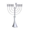חנוכייה מכסף טהור דגם גאולה