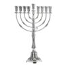 חנוכייה כסף טהור רקוע דגם איטליה