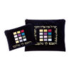 כיסוי טלית תפילין קטיפה כחולה חושן צבעוני