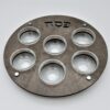 צלחת פסח מעץ דמוי שיש נגזרת פסח + צלוחיות