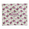 כיסוי לפלטת שבת פרחים לבן וורוד