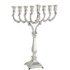 חנוכייה מכסף טהור דגם קשת גמלא גבוה
