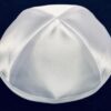 כיפה סאטן לבן 20 ס"מ