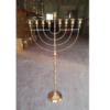 חנוכייה ענקית צבע כסף / זהב בגובה 1.45