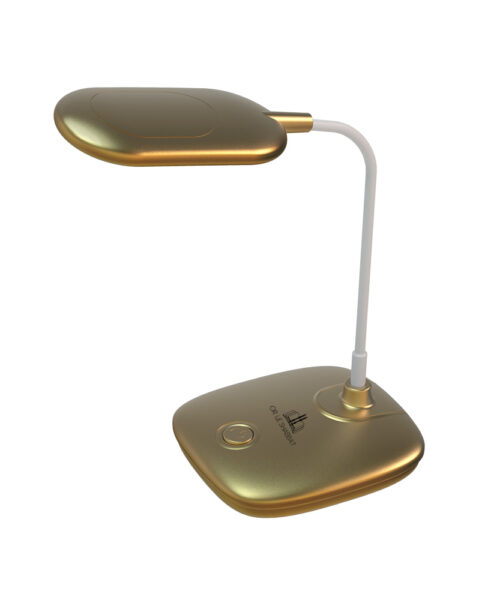 מנורת שבת נטענת בצבע זהב