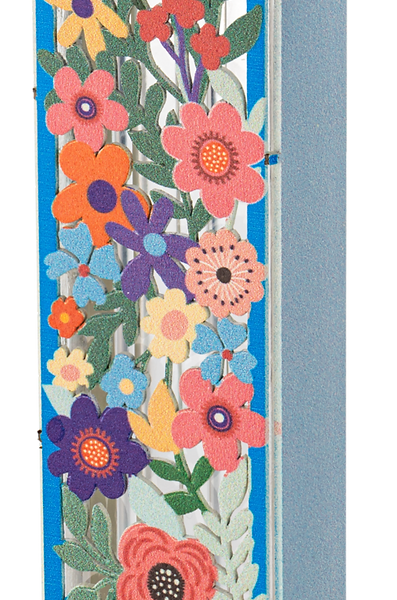 מזוזה פרחי אביב - עיצוב קיר מרשים