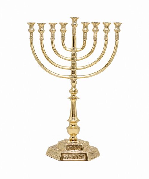 חנוכיה נחושת 32*47 ס"מ
