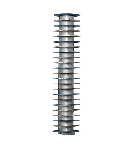 מזוזה לקלף 12 ס"מ -  23 דיסקיות - אפורים