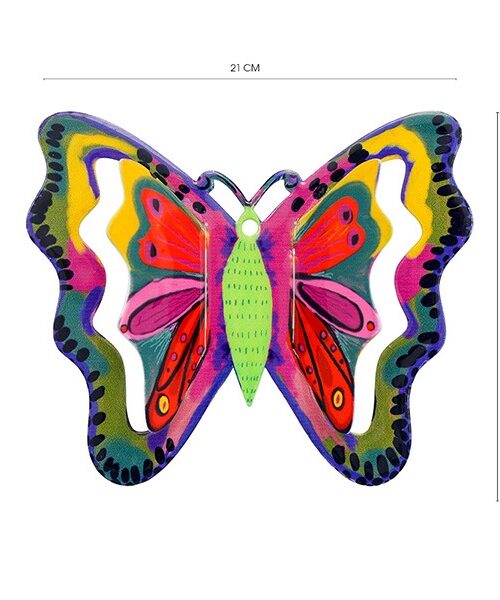 פרפר גדול מאוד - צבעוני 21*18 ס"מ