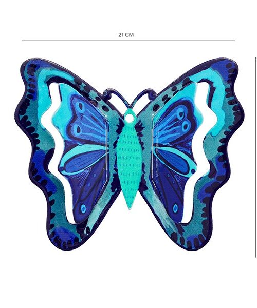 פרפר גדול מאוד - כחול 21*18 ס"מ