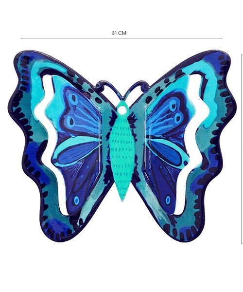 פרפר ענק - כחול 31*28 ס"מ