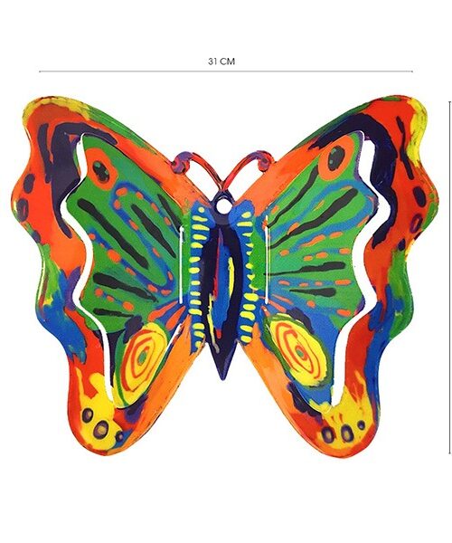 פרפר ענק - צבעוני חזק 31*28 ס"מ