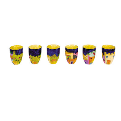 סט של 6 כוסיות - ירושלים