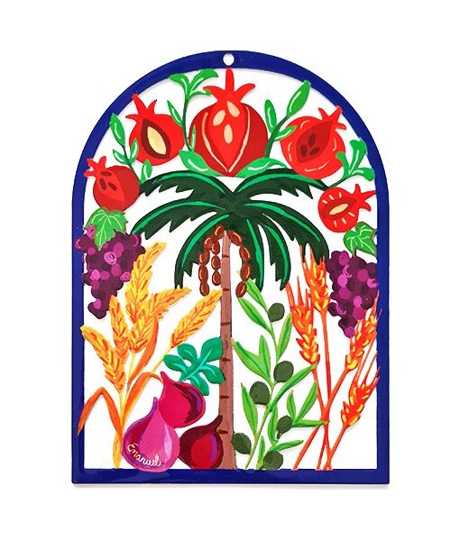 מתלה לקיר מתכת - שער + 7 מינים