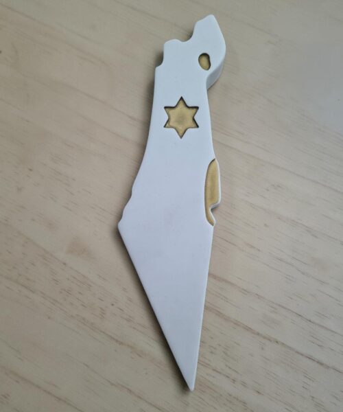 בית מזוזה מבטון לבן