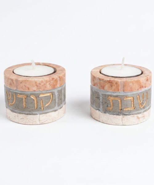זוג פמוטים מאבן ירושלמית
